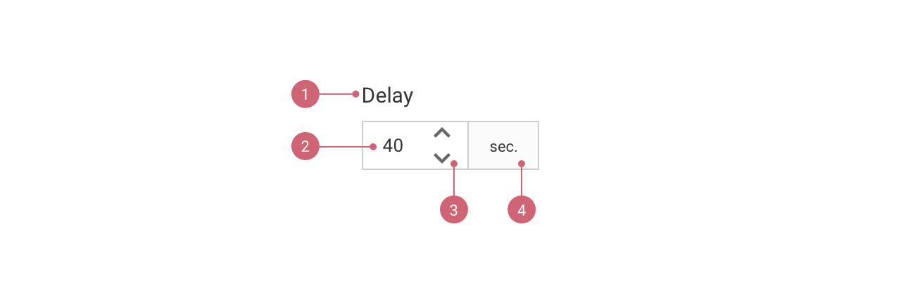 Numberinput structure